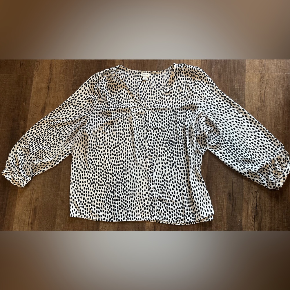J. Crew v-neck blouse